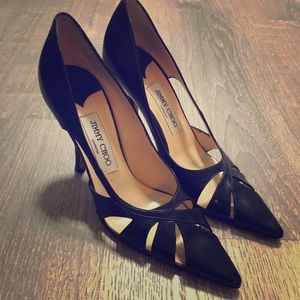 Jimmy Choo, black heels, size 7, great condition
